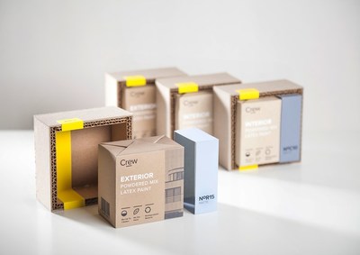 焕新色彩空间 Crew乳胶漆品牌包装形象设计的专业包装服务